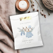 かわいいシックな男の子の赤ちゃん服エッセンシャルベビーシャワー フェイバーバッグ