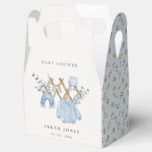 かわいいシックな男の子の赤ちゃん服エッセンシャルベビーシャワー フェイバーボックス (オープン)