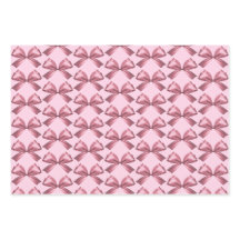 かわいいシックガーリーピンクサテンエステティックボウ