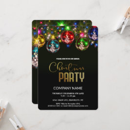 かわいいシック企業のクリスマスヴィンテージデコラ 招待状