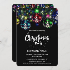 かわいいシック企業のクリスマスヴィンテージデコラ 招待状