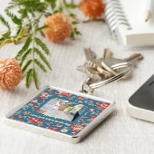 かわいいシック1周年記念ギフトforガールフレンド キーホルダー (側面)