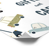 かわいいシティカー誕生日サイン ポスター (角)