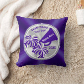 かわいいシニアナイトギフトチアリーティング応援 クッション (ブランケット)