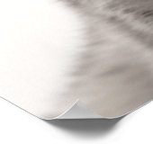 かわいいシベリアの白い虎の赤ちゃんのポートレート | 1:1 ポスター (角)