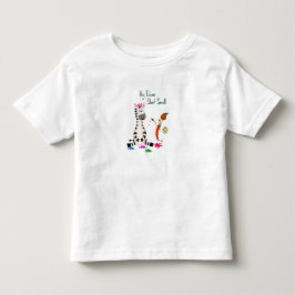 かわいいシマウマのプリスクールキッズ トドラーTシャツ