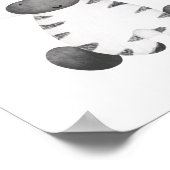 かわいいシマウマのベビー ポスター 子供部屋の装飾 (角)