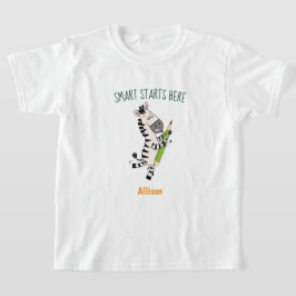 かわいいシマウマキッズTシャツ Tシャツ