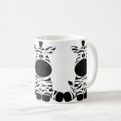 かわいいシマウママグ コーヒーマグカップ (正面右)
