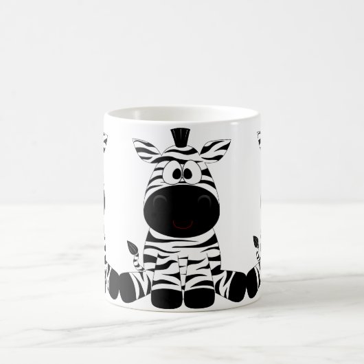 かわいいシマウママグ コーヒーマグカップ (中央)