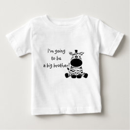 かわいいシマウマ お兄さんTシャツ ベビーTシャツ