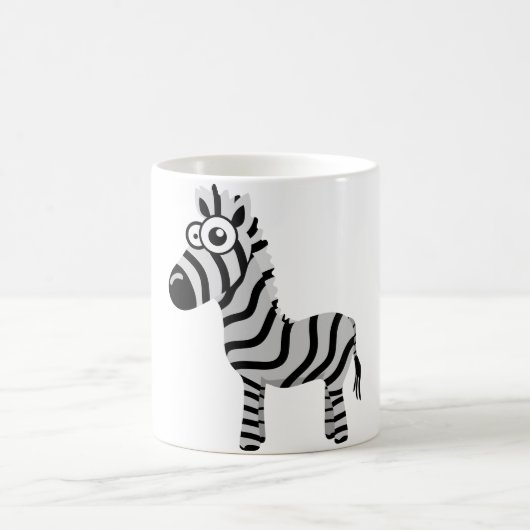かわいいシマウマ コーヒーマグカップ (中央)