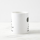 かわいいシマウマ: 私は私を縞で飾ります得ました! コーヒーマグカップ (中央)