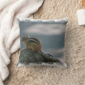 かわいいシマリスの枕 クッション (ブランケット)