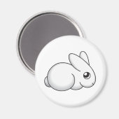 かわいいシャイバニー マグネット (正面/裏面)