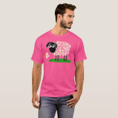 かわいいシャイプフラワーランチ羊農家羊 Tシャツ (正面フル)