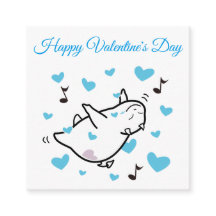 かわいいシャイ悪魔inハッピーハートスカイバレンタインデー