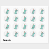 かわいいシャカサイン ステッカー シート (シート)