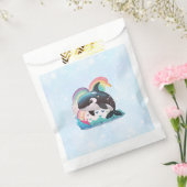 かわいいシャチ虹蝶々 フェイバーバッグ (封をした状態)