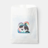 かわいいシャチ虹蝶々 フェイバーバッグ (正面)