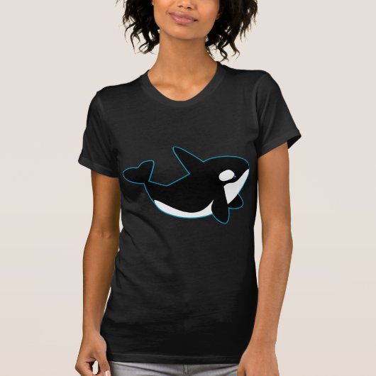 かわいいシャチ(シャチ) Tシャツ (正面)