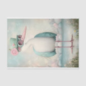 かわいいシャビーシックなコテージコアバードBS9 Decopage 薄葉紙 (正面)