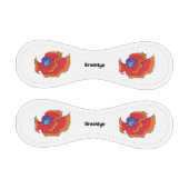 かわいいシャムの戦う魚betta漫画 野球ボール (パネル)