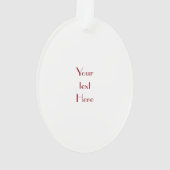 かわいいシャム猫のクリスマスオーナメント オーナメント (裏面)