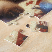 かわいいシャム猫クリスマス ジグソーパズル (側面)