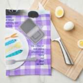 かわいいシャム猫 キッチンタオル (四つ折り)