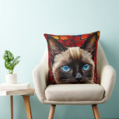 かわいいシャム猫 クッション (椅子)