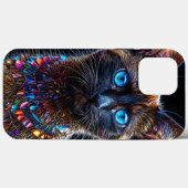 かわいいシャム猫 ミニマル かわいい猫好き Case-Mate iPhoneケース (裏面 (横))