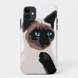 かわいいシャム猫 iPhone 11 ケース