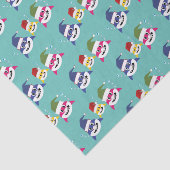 かわいいシャーク🦈おもしろいファブキッズキッズファミリーすごい海 薄葉紙 (詳細)