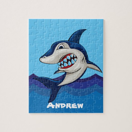 かわいいシャークの名前 ジグソーパズル (縦)