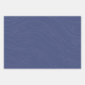 かわいいシャーククリスマスストッキング ラッピングペーパーシート (正面3)