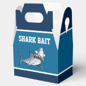 かわいいシャークベイト誕生日パーティー フェイバーボックス (オープン)
