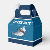 かわいいシャークベイト誕生日パーティー フェイバーボックス (正面サイド)