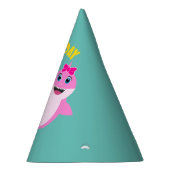 かわいいシャーク1歳の誕生日 パーティーハット (右)