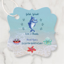 かわいいシャーク&フレンズ男の子プール誕生日パーティー