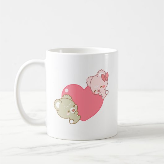 かわいいシュガーカブの愛 コーヒーマグカップ (左)