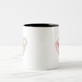 かわいいシュガーカブの愛 ツートーンマグカップ (中央)