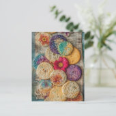 かわいいシュガークッキー ポストカード (スタンド正面)