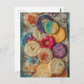 かわいいシュガークッキー ポストカード (正面/裏面)