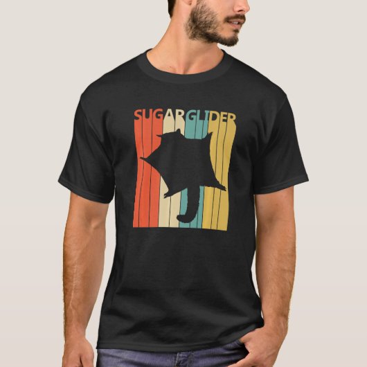 かわいいシュガーグライダー動物 Tシャツ (正面)