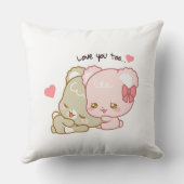 かわいいシュガー・カブ クッション (裏面)