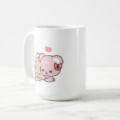 かわいいシュガー・カブ コーヒーマグカップ (正面左)