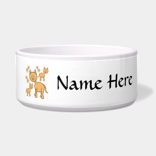 かわいいショウガ猫。  猫の漫画 ボウル