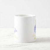 かわいいシリアスなセイウチョウ コーヒーマグカップ (中央)