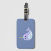 かわいいシリアスなセトドリ ラゲッジタグ (正面縦)